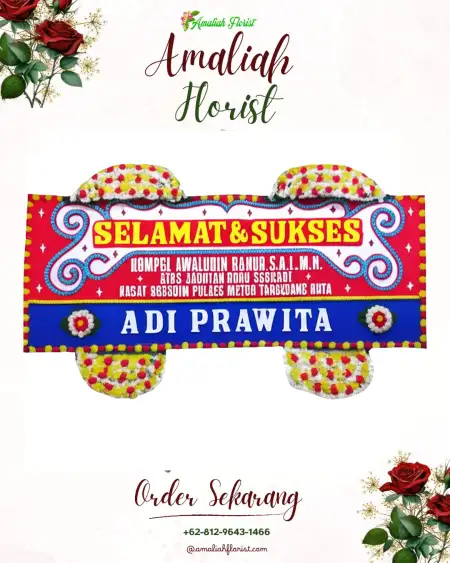 Papan Bunga Ucapan Selamat Citaleus